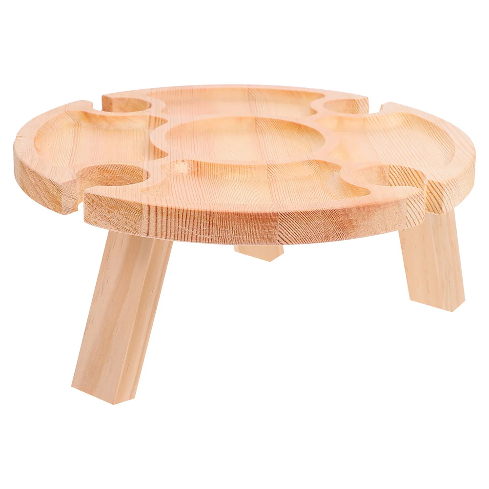 

Foldable Table Small Size Light Weight Wood Material Portable Beach S Desk Outdoor Picnic Garden Furniture
