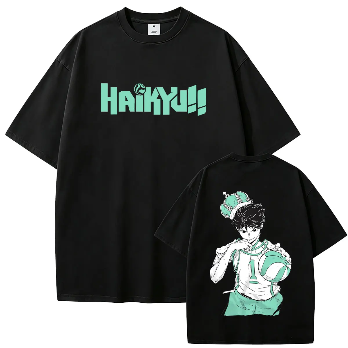 

Anime Haikyuu Oikawa Tooru Graphic T-shirt Summer Men Women Manga Oversized Streetwear Men's Vintage Casual Soft Cotton Tshirt