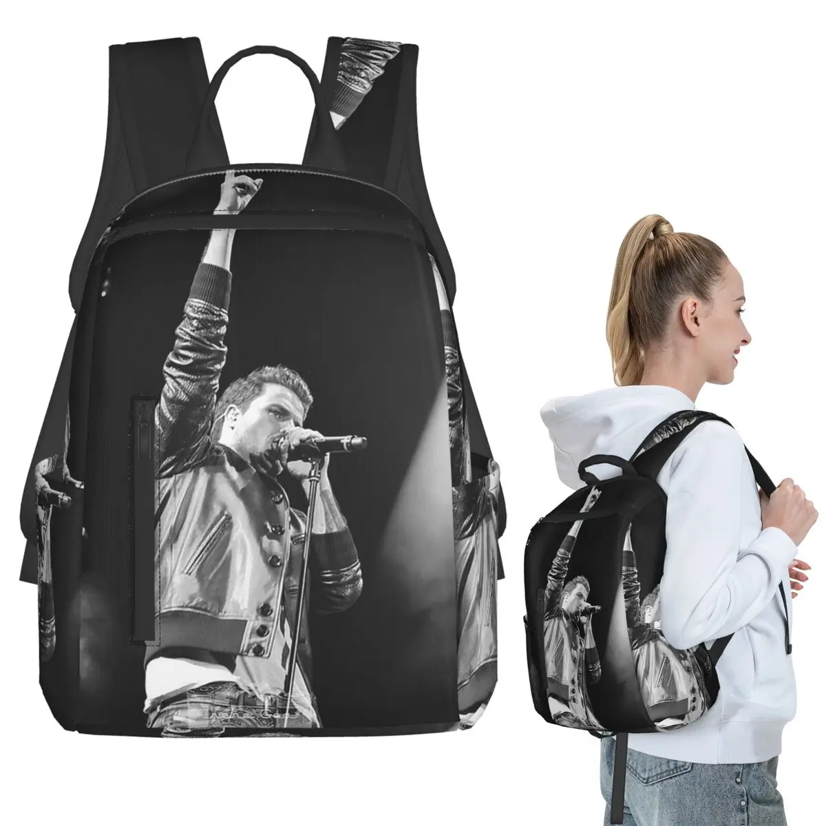 Dani Martin Que Caro Es El Tiempo Tour Merch Rock BandBackpack Student BookBag Boys Girls School Bag Laptop Shoulder
