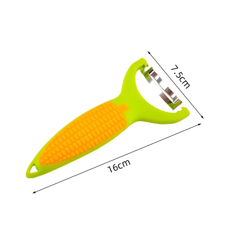 Corn Peeler Thresher Tool Kitchen Cutter Stripper Remover Corn Grater Household Corn Separator 420 Stainless Steel Planer