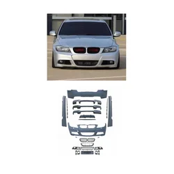 E90 Accessories M Tech Body Kit For  LCI Facelift M Sport E90 Front Bumper Rear Bumper BodyKit