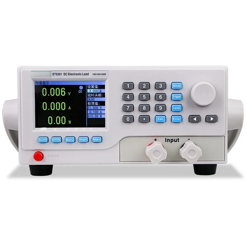 Testeur de charge électronique DC Programmable ET5300A ET5300, testeur de résistance d'isolation de batterie 150V/40A/400W
