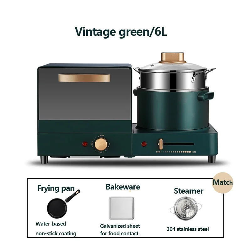 Автоматическая печь для хлеба, многофункциональная сковорода, мини-духовка, бытовой хлеб, печь для пиццы, сковорода, сэндвичница, выпечка