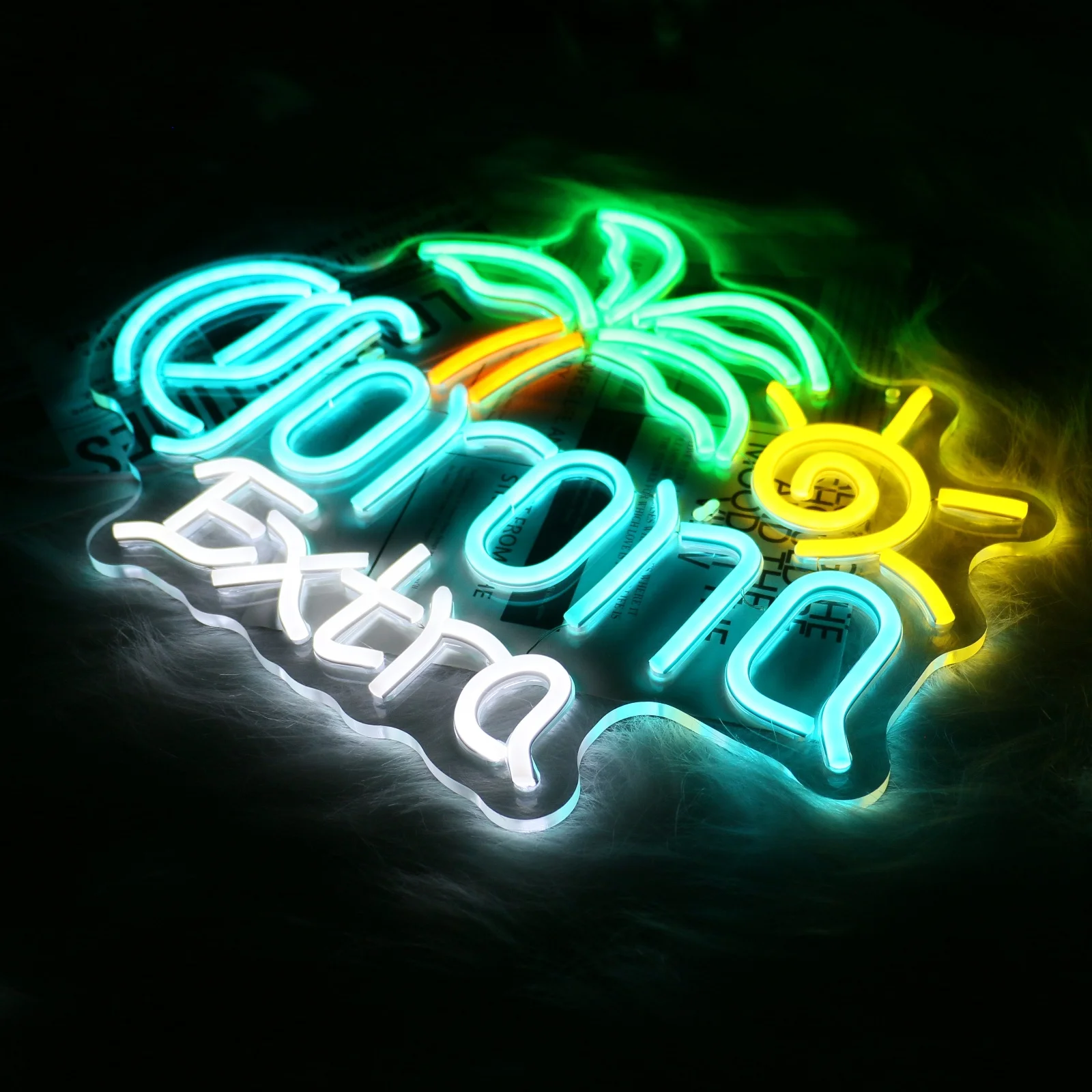 Imagem -03 - Uponray-led Neon Light Sign Acrílico Neon Sign para Casa Man Cave Party Clube Bar Loja Wall Art Decor