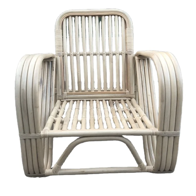 

Comfortable Cane Sofa Nordic Style Sitting Room Balcony Leisure Armchair