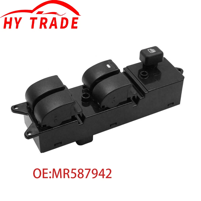 Car Window Driver Side Main Switch LHD For Mitsubishi Pajero Montero III 3 Lancer Triton L200 Sport Grandis MR587942