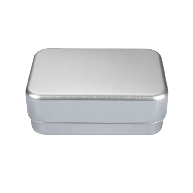 Convenient Aluminum Soap Dish Soap Storage Boxes with Leakproofs Seal for Travelers and Home Bathrooms Traveling Use B03E