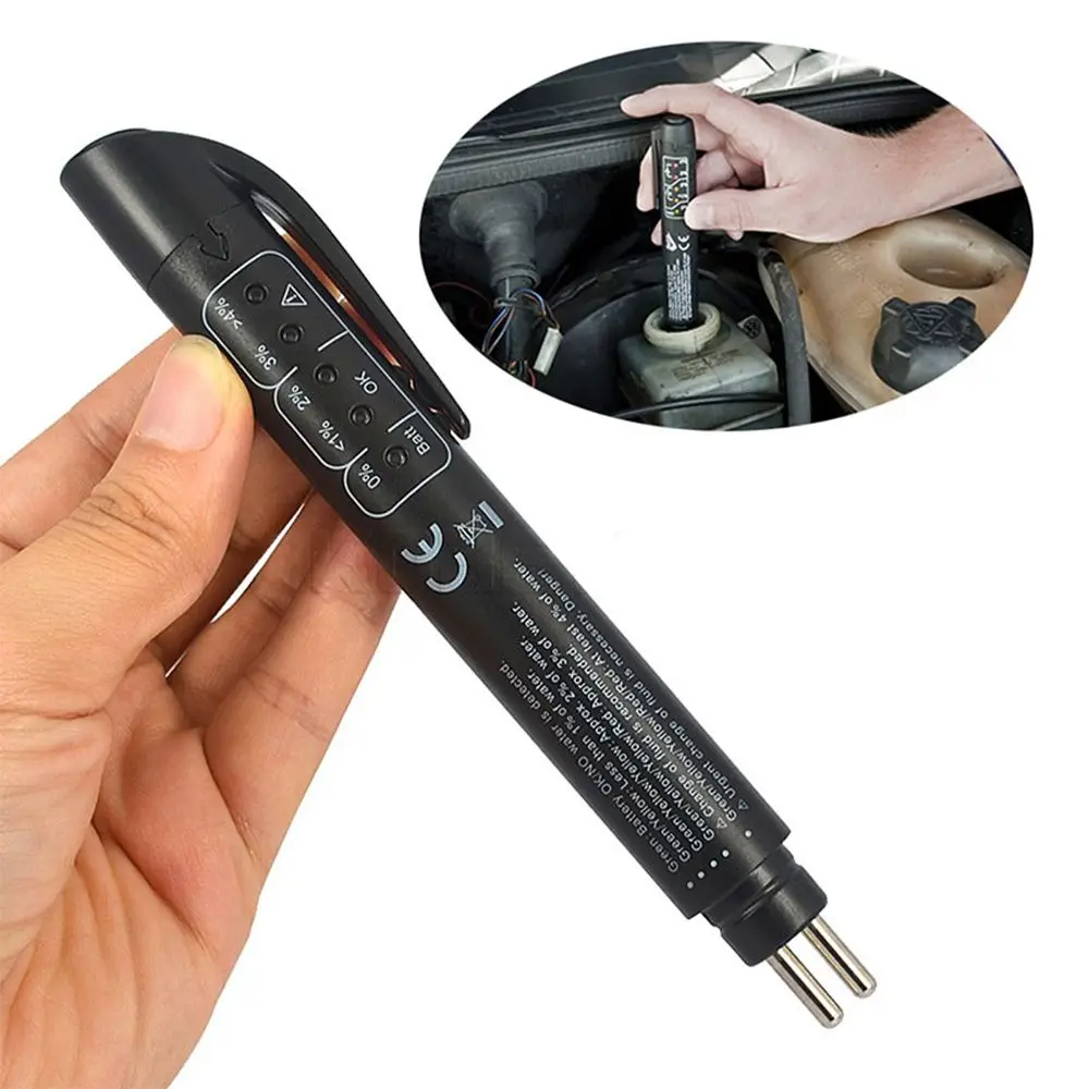 

Automotive Brake Fuid Brake Oil Testing Pen Vehicle Brake Fluid Tester Oil Quality Test With Liquid LED Display Testing Tools