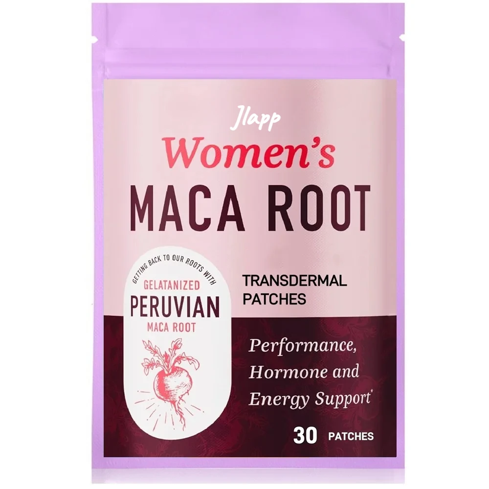 30 Patches Womens Maca Root Transdermal Patches Support Energy, Hormone Balance, & Menopause