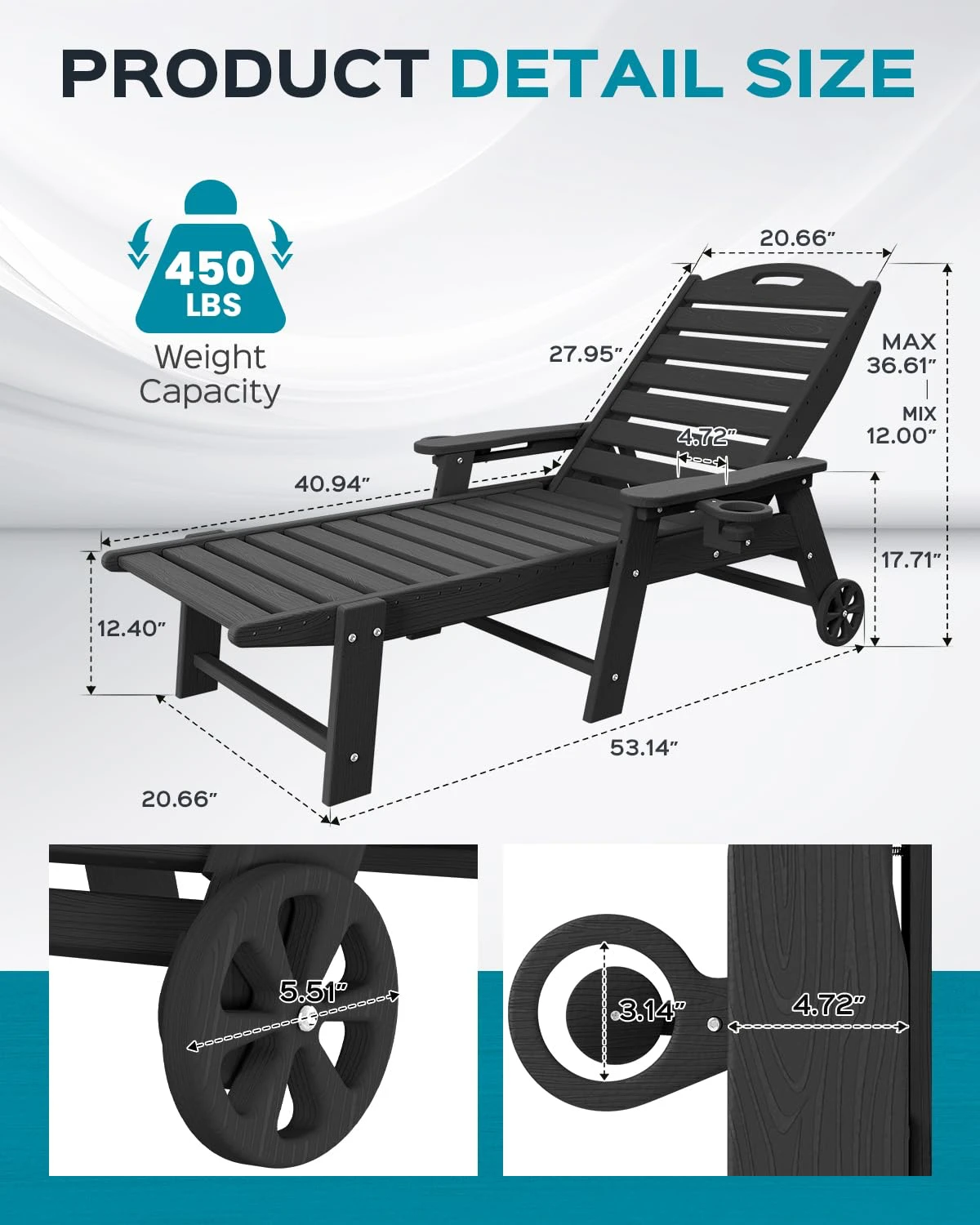 Design Recycled Pool Furniture Waterproof Patio Garden Backyard Chair Hdpe Adirondack Chair With Best Services