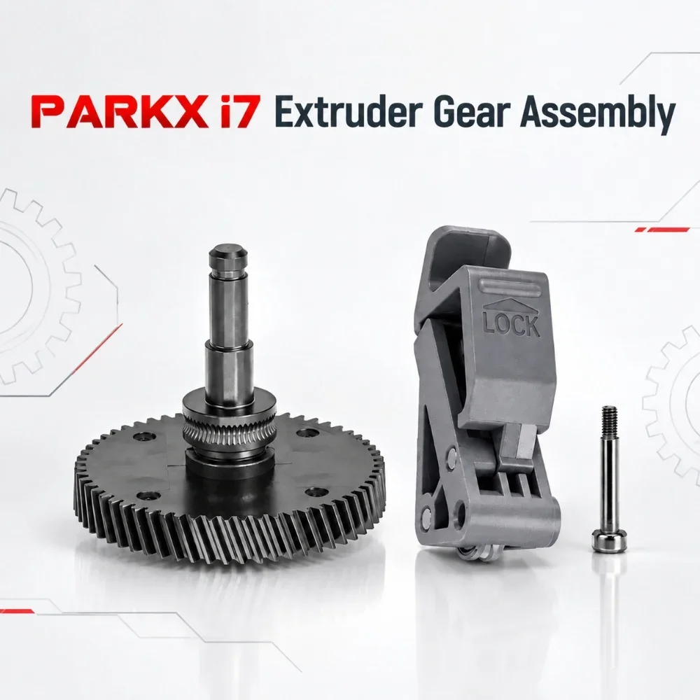 Sparkx I7 Extruder Gear Assembly 3D Printer Wear Resistance Hardened Steel Extrusion Gear Kit for I7 3d Printer Parts