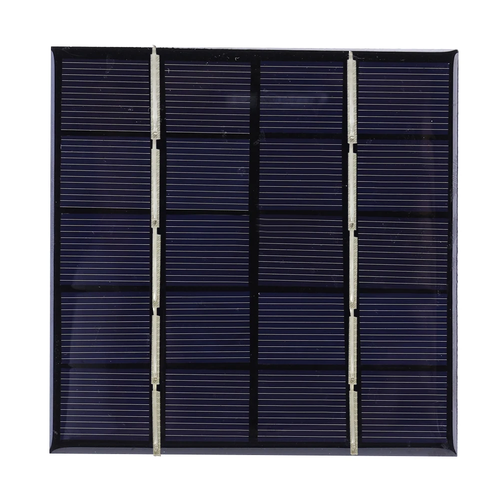 3W 5V Solar Panel Charger Photovoltaic Cells Phone Power Bank for Solar Light for 3.7V Battery 3-5V Battery/Phone Charger