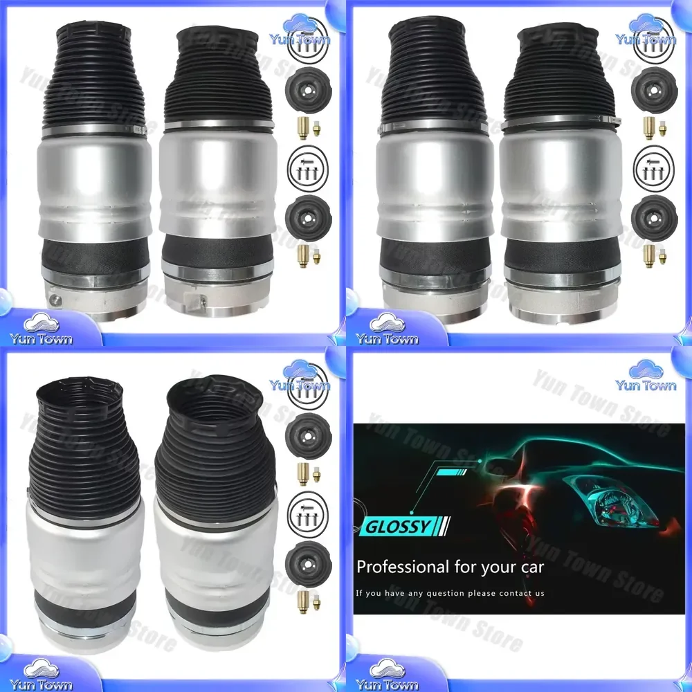 Front Pair Air Ride Suspension Spring Bag for Audi Q7 4LB Touareg 7L6 Cayenne 9PA 95535840431 95535840320 7L6616403B air