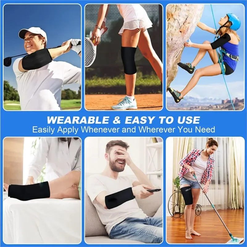 Koude en warmtetherapie voor elleboog- en knieijspakketten voor verlichting van handpijn Flexibele handmassage voor koud pakken