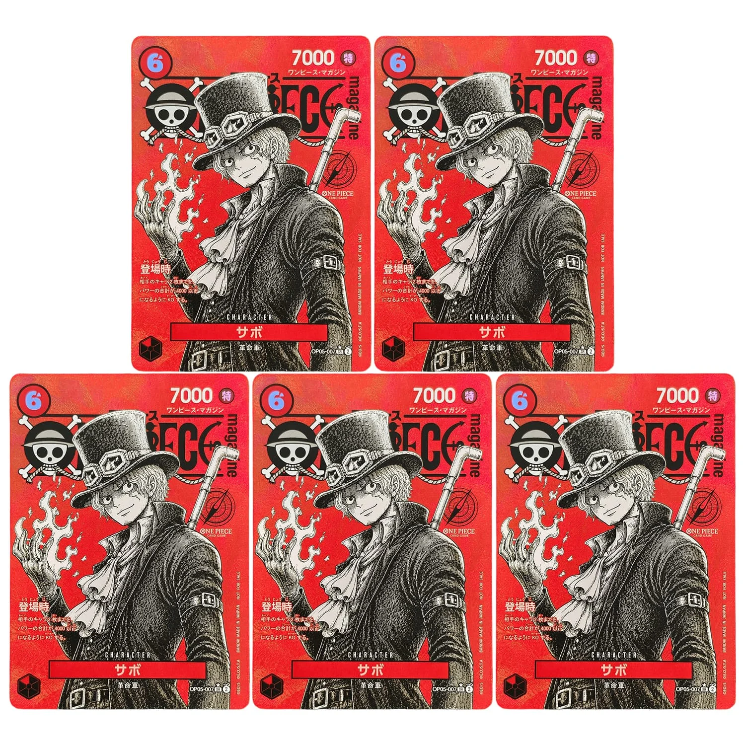 Cartes de collection de jeu DIY One Piece Série Magazine Rouge Japonais Sabo Shanks Ace Hancock Robin Teach Newgate