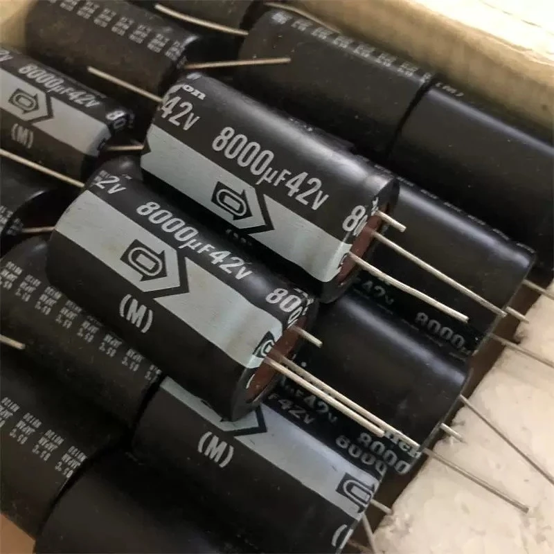 ニチコン製-m-85c-8000uf42v-高音質オーディオフィルター用電解コンデンサ-5個セット