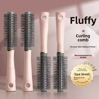 Plastic Hair Styling Comb Big Wave Curling Comb Home Use Static Free Student Cylinder Comb Hairdressing Tool for Men And Women