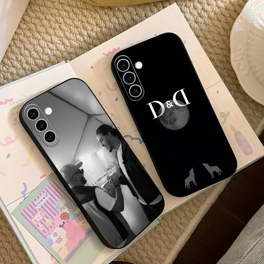 French Rapper Djadja Dinaz Gift Phone Case Black Silicone Soft For Samsung Galaxy A73,A72,A71,A70,A53,A52,A51
