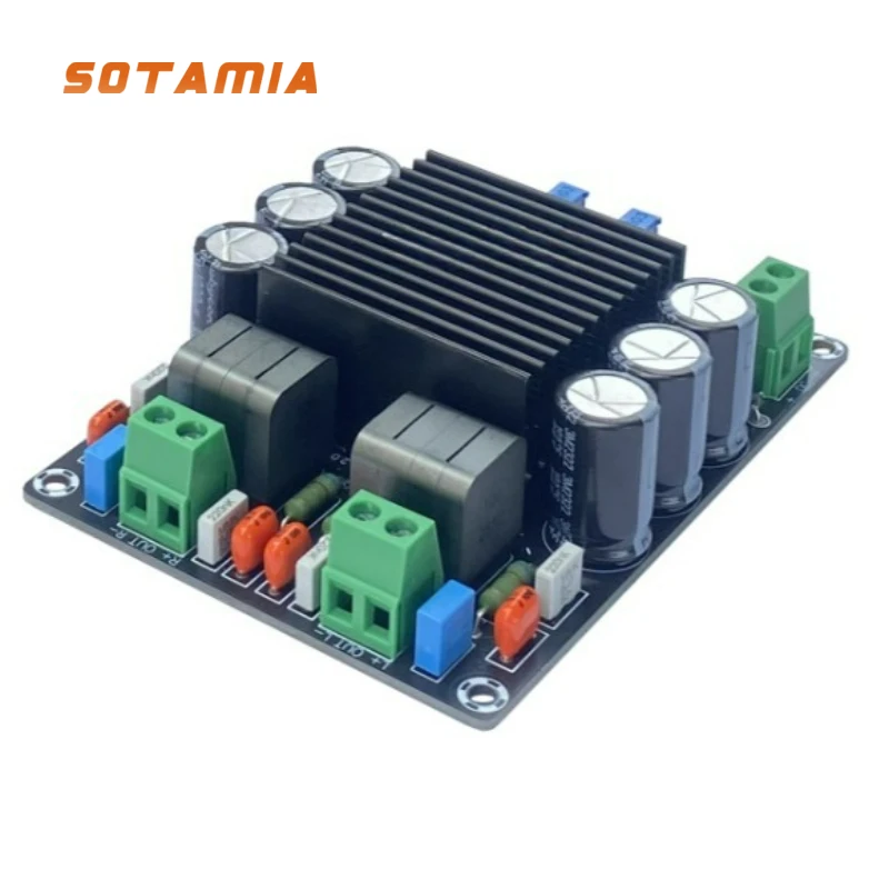 SOTAMIA TC2000+STA508 Audio Amplifier 80Wx2 Stereo Class D Digital HIFI Power Amplificador 12V Desktop Two Channel Home Amp