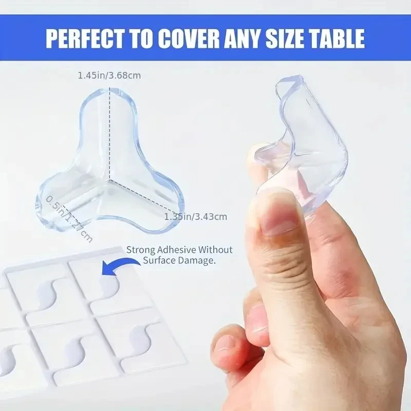 Furniture Table Corner Protector T-Shape Children's Anti-collision Table Corner Protector Baby Safety Table Corner Protector