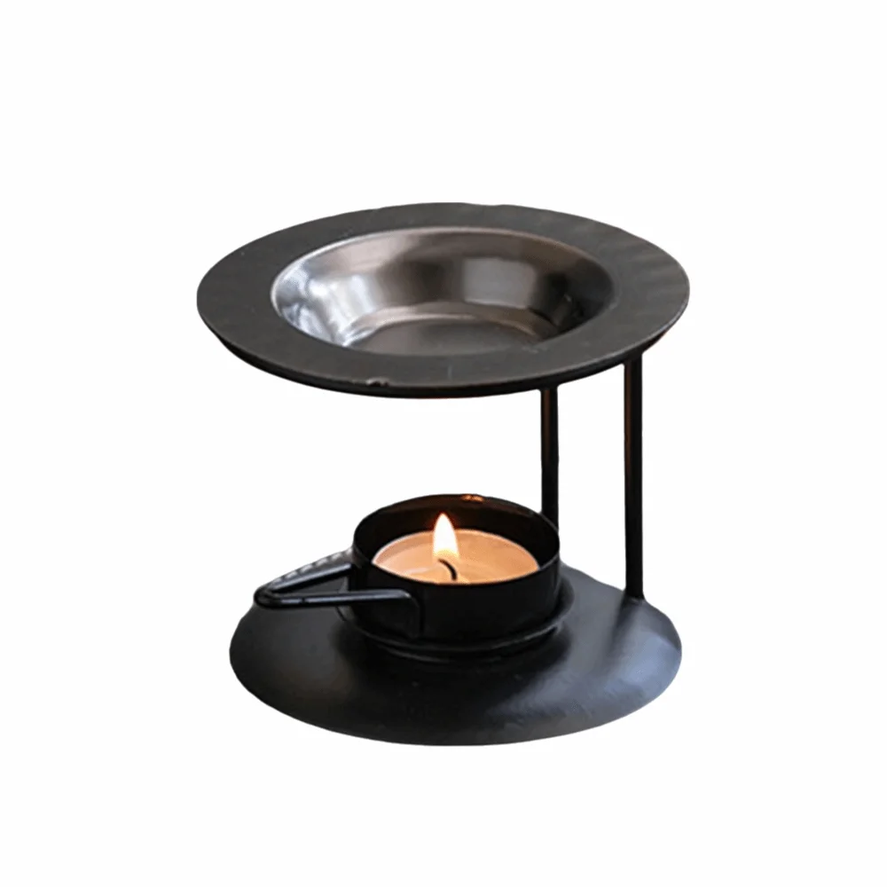 

Creative Essential Oil Warmer Polygon Retro Aromatherapy Burner Portable Candle Holder Metal Incense Burner Yoga Practice