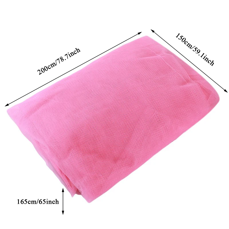 1pc Portable Square Foldable Encipher Mosquito Control Sleeping Net Lightweight Universal Mosquitos Mesh Summer Household Supply