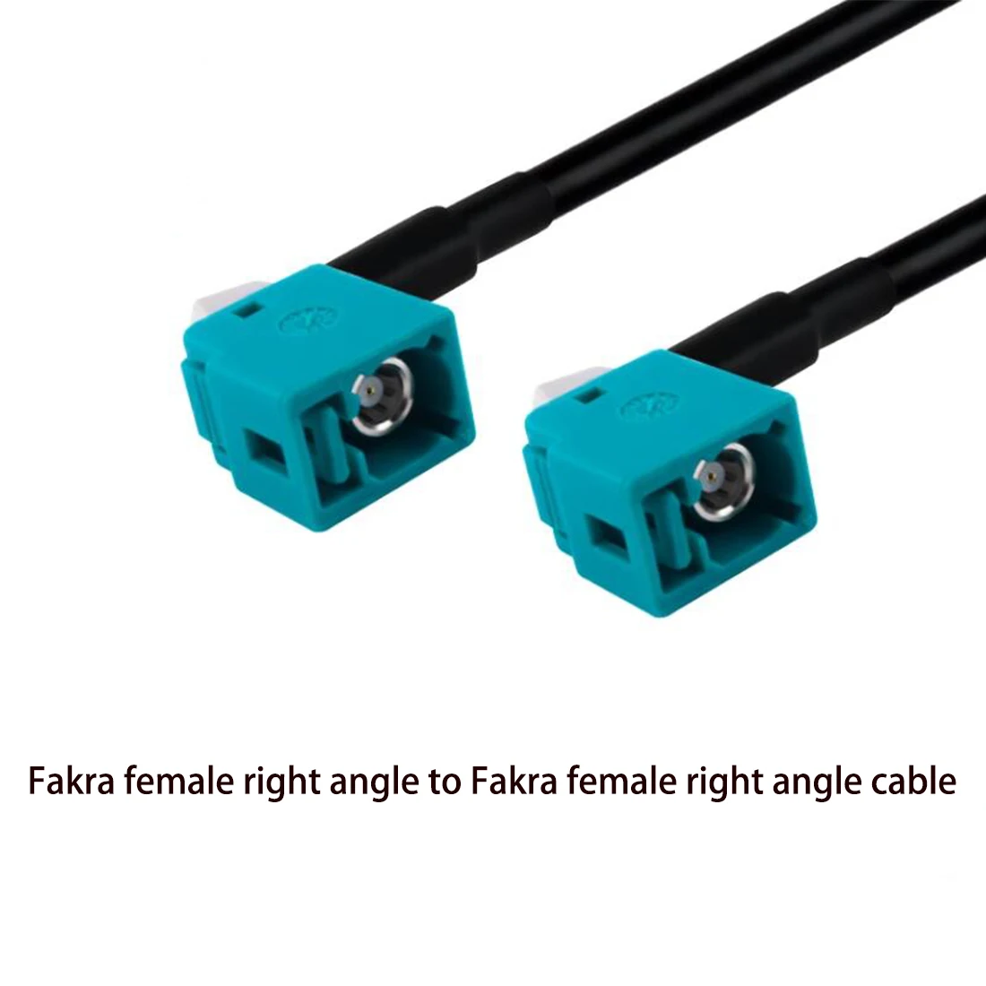 

1PC Fakra Z Female Right Angle Connector to Fakra Z Male Female Plug Jack Waterproof RF Cox Cable RG174 15CM