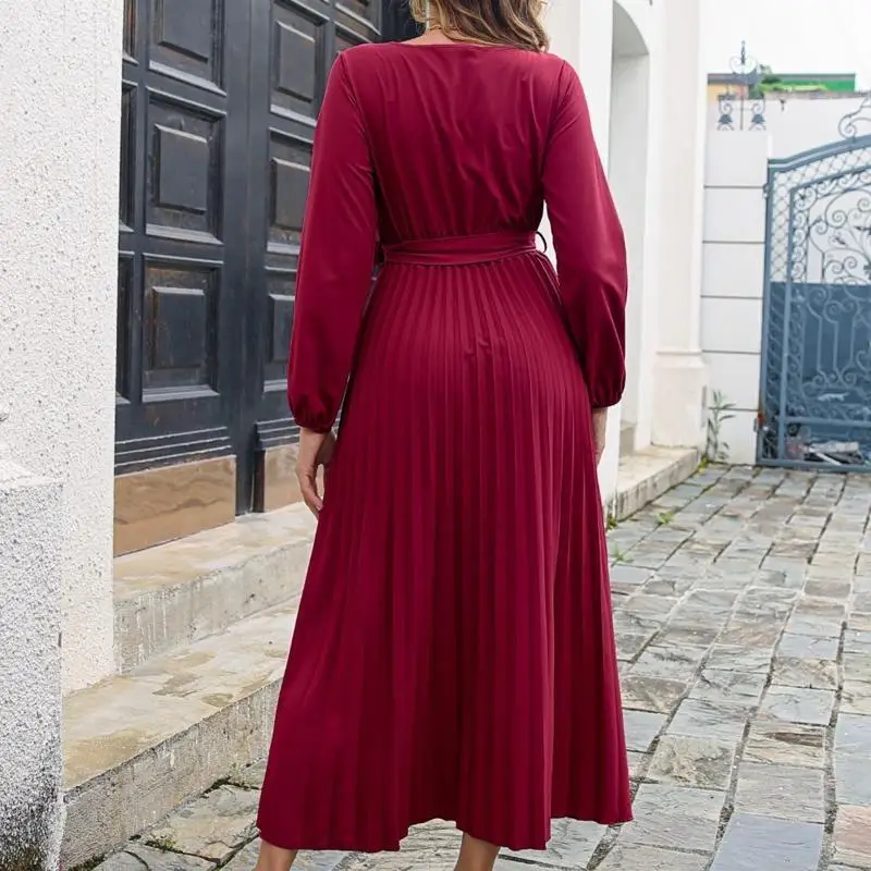 l38e-abito-da-elegante-con-scollo-a-v-abito-plissettato-a-maniche-lunghe-per-donna