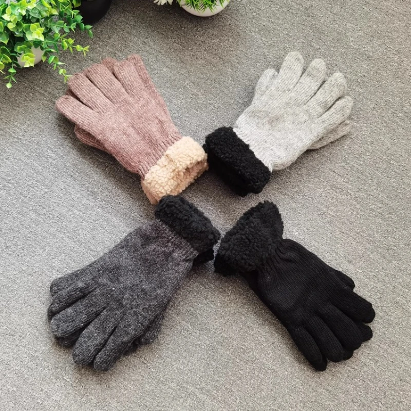 

Winter Work Gloves Fleece Lined Biker Winter Gloves Thicken Keep Warm Windproof Luvas Para Motociclista Hand Protection