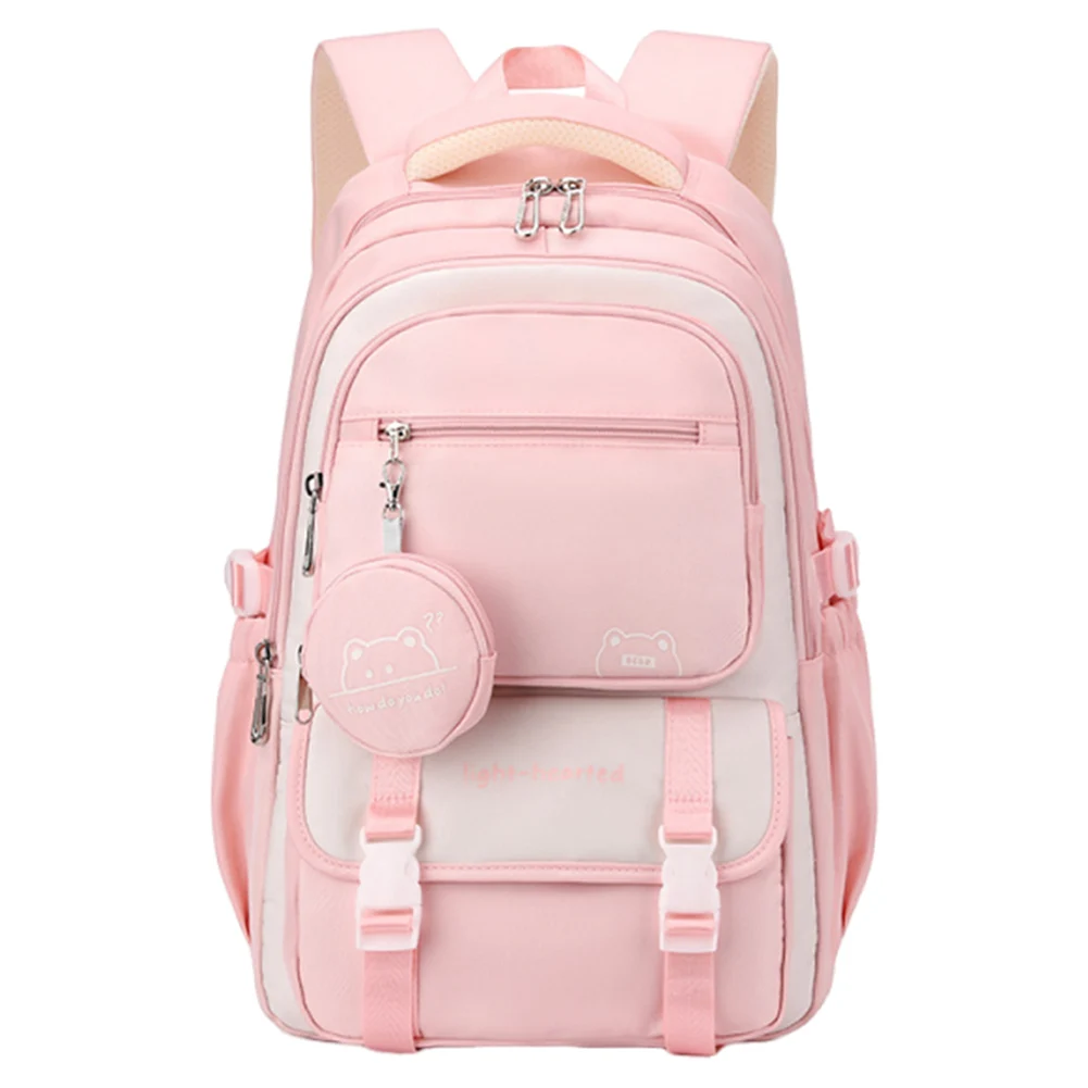 Niedlicher Damen-Rucksack, große Kapazität, All-Match-Schultasche, floral bedruckt, Kawaii-Nylon-Rucksack, Reise-Rucksack