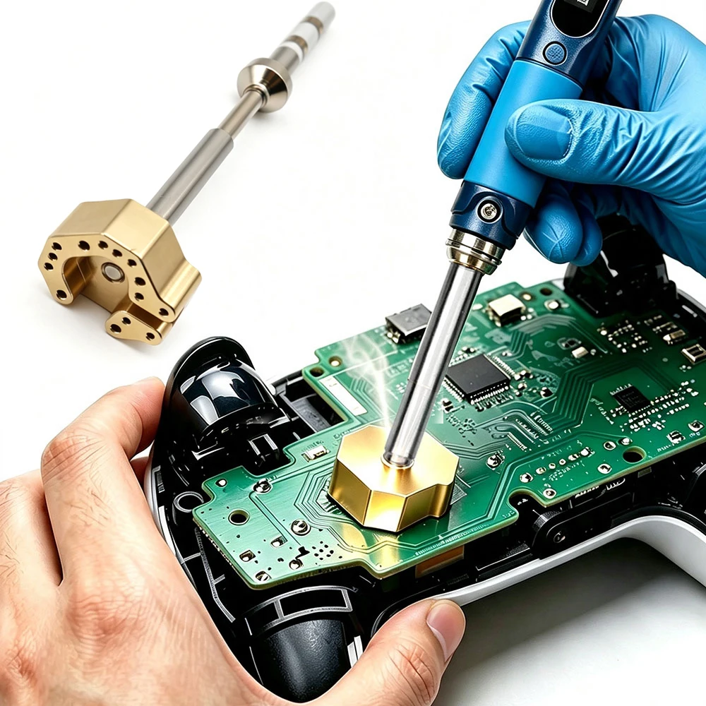 Gaming Controller Joystick Repair Tool Kit TS100 Pine64 Soldering Iron Tips for PS5 PS4 Xbox Series X|S Xbox One Switch
