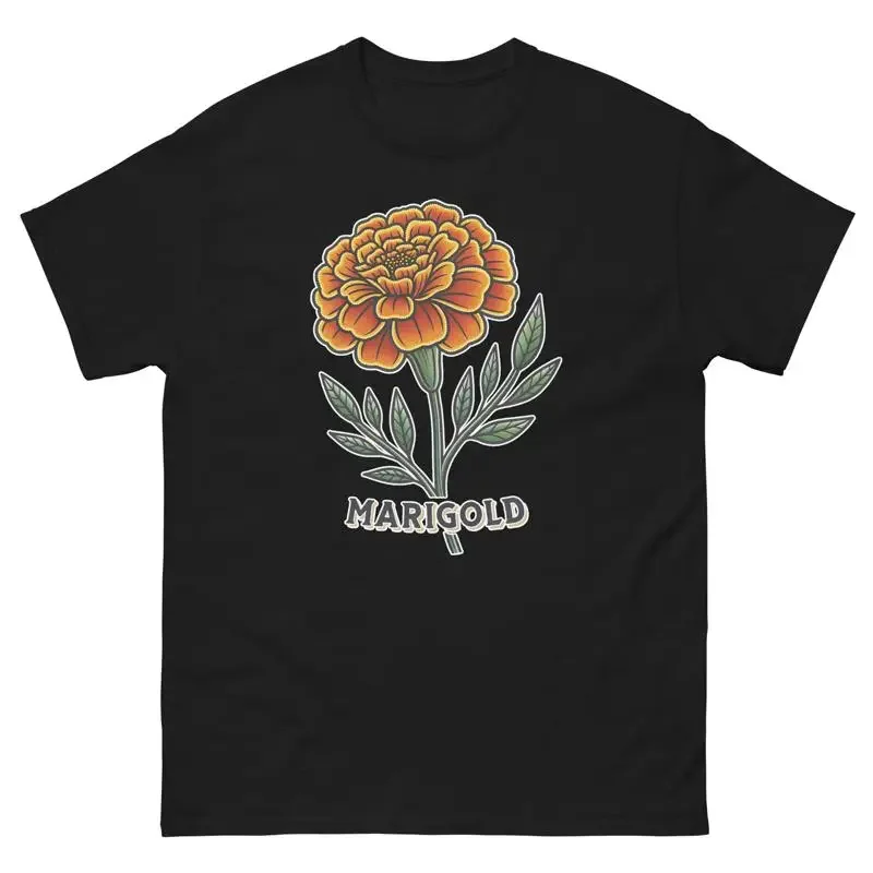 Marigold Plant Horticulture Landscaping Gardening T Shirt