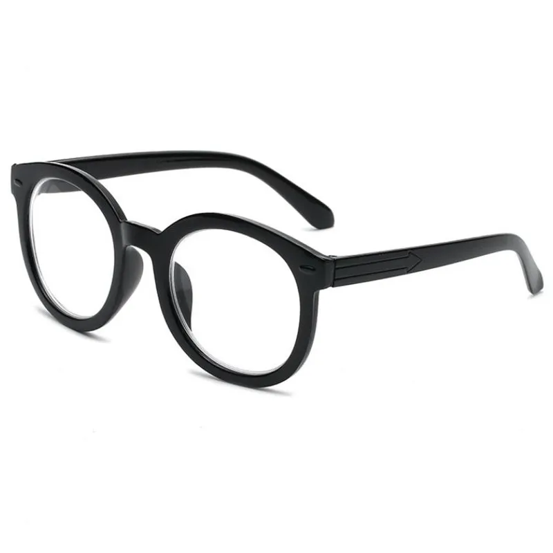 Vintage Men Women Round Frame Myopia Glasses Unisex Big Black Short-sighted Eyeglasses Optical Spectacle Eyewear Diopter