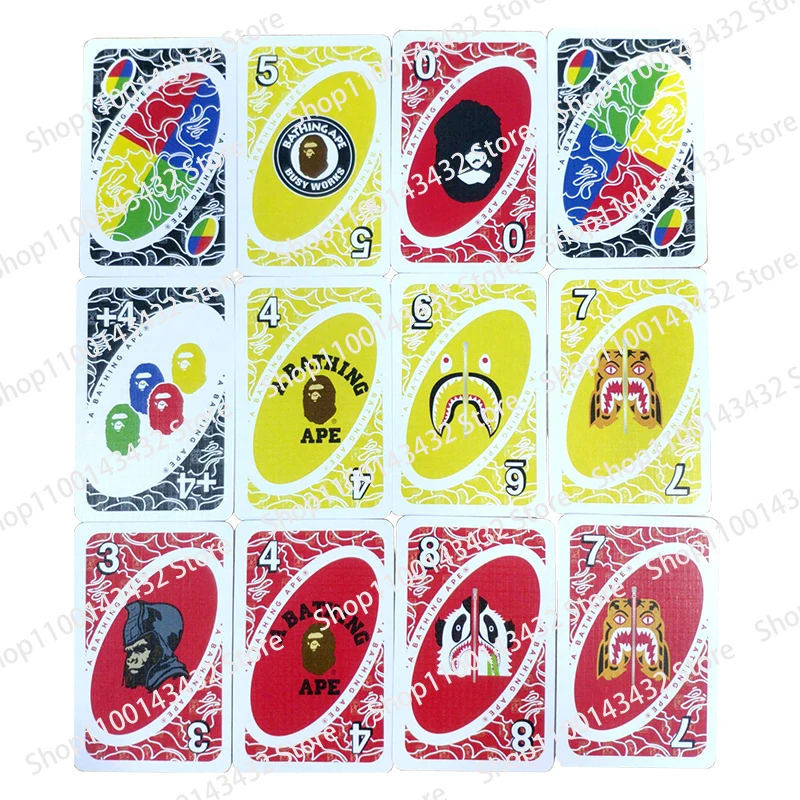 Mattel Games UNO BAPEs Card Game for Family Night Featuring Tv Show Themed Graphics and A Special Rule for 2-10 Players Gift