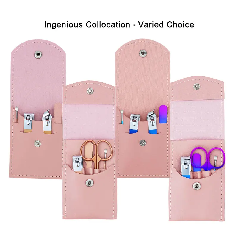 Conjunto de cortadores de unhas alicates de corte kit único prego sulco pedicure inflamação pele morta manicure ferramenta pedicure faca prego