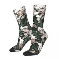 Nagito Komaeda Voice Hope Retro Danganronpa Makoto Game Unisex Socks Hiking 3D Print Happy Socks Street Style Crazy Sock