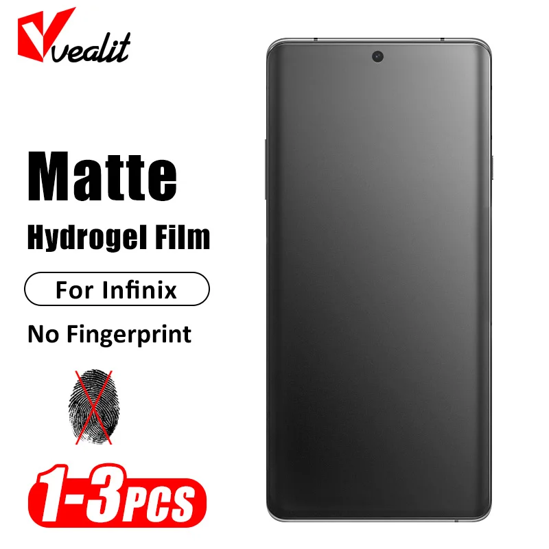 

1-3Pcs Full Curved Matte Hydrogel Film For Infinix Note 40 Pro Plus Smart 8 7 6 HD Screen Protector For Infinix Hot 40i 40 Pro