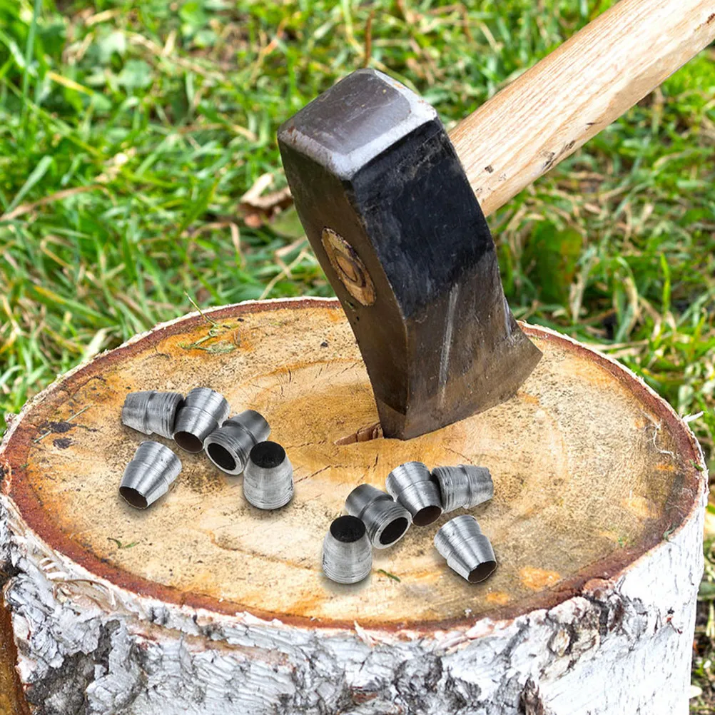 15Pcs Axe Handle Wedges Metal Hammer Wedge Kit for Wood Splitting Farming Tool Reinforcement Safety Round Handle Accessories view 3