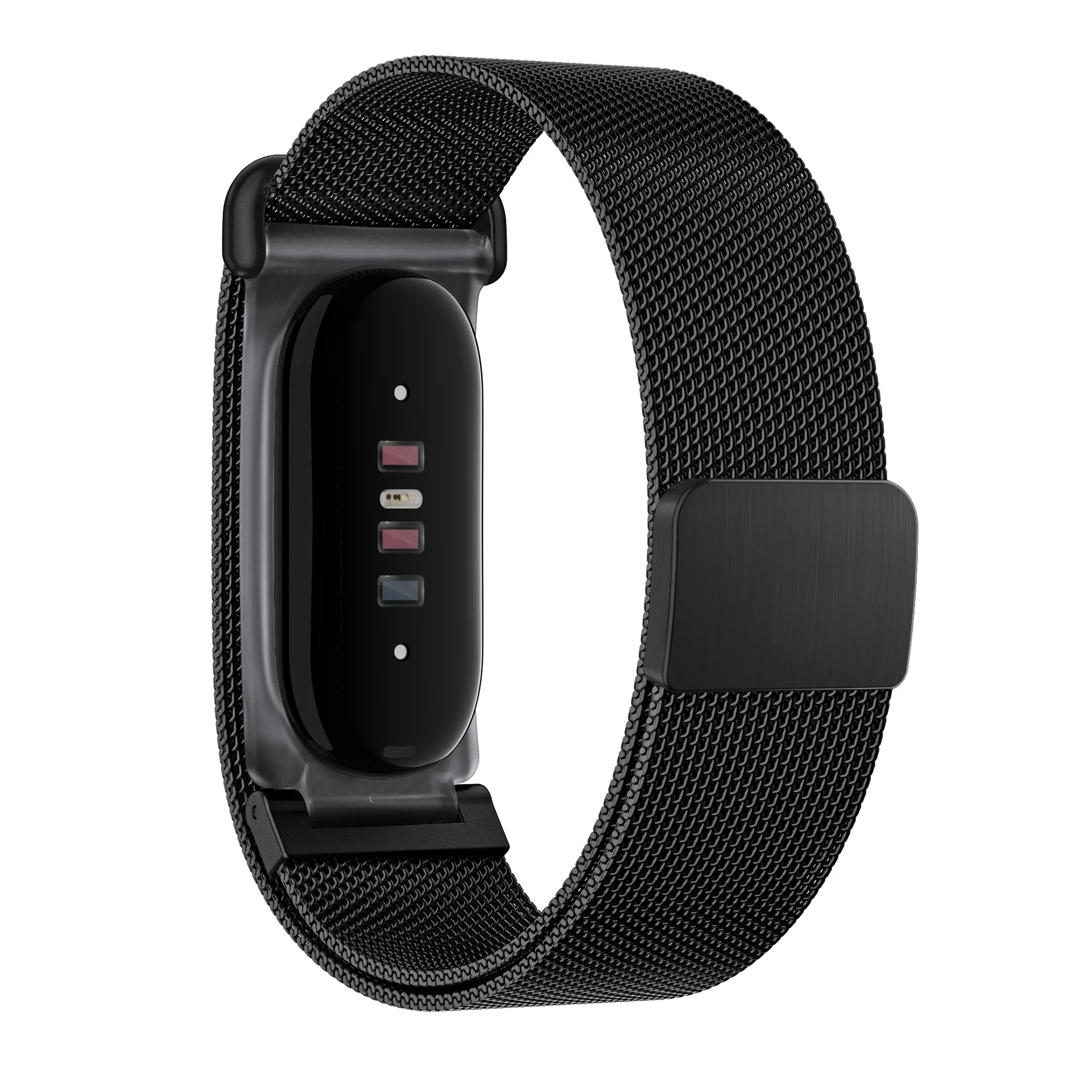 Magnetisches Milanaise-Armband für Google Fitbit Air, Edelstahl, verstellbares Ersatz-Uhrenarmband, mehrere Farben – Detail 3