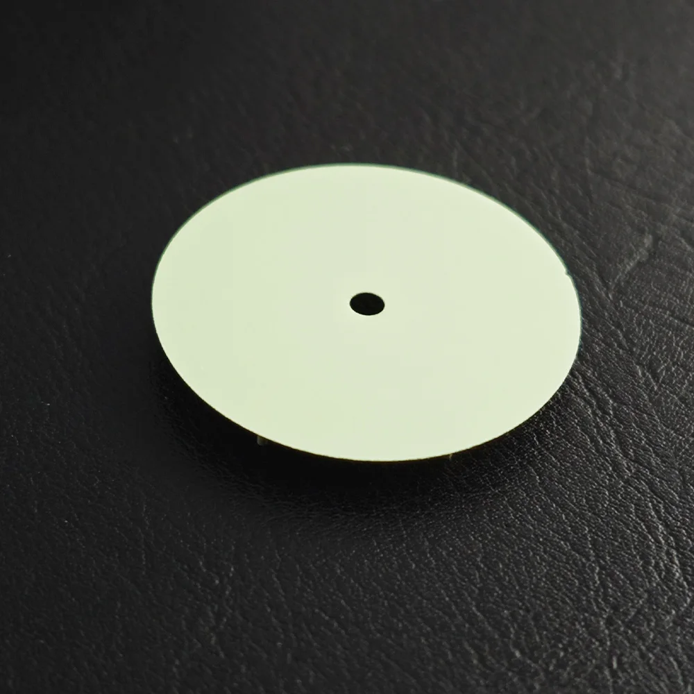 28,5 mm leuchtendes, reinweißes, mattes Zifferblatt, passend für NH35 M8215 E2824 Uhrwerke, Zubehör, Ersatzteile für Herrenuhren – Detail 3