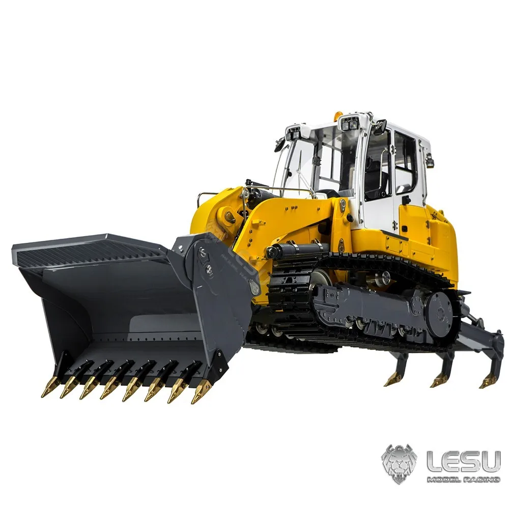 LESU 636 1/14 Metal Tracked Hydraulic Remote Control Loader Rear Hook RTR PL18EV LITE Trucks Cars Machine Vehicle for Adults