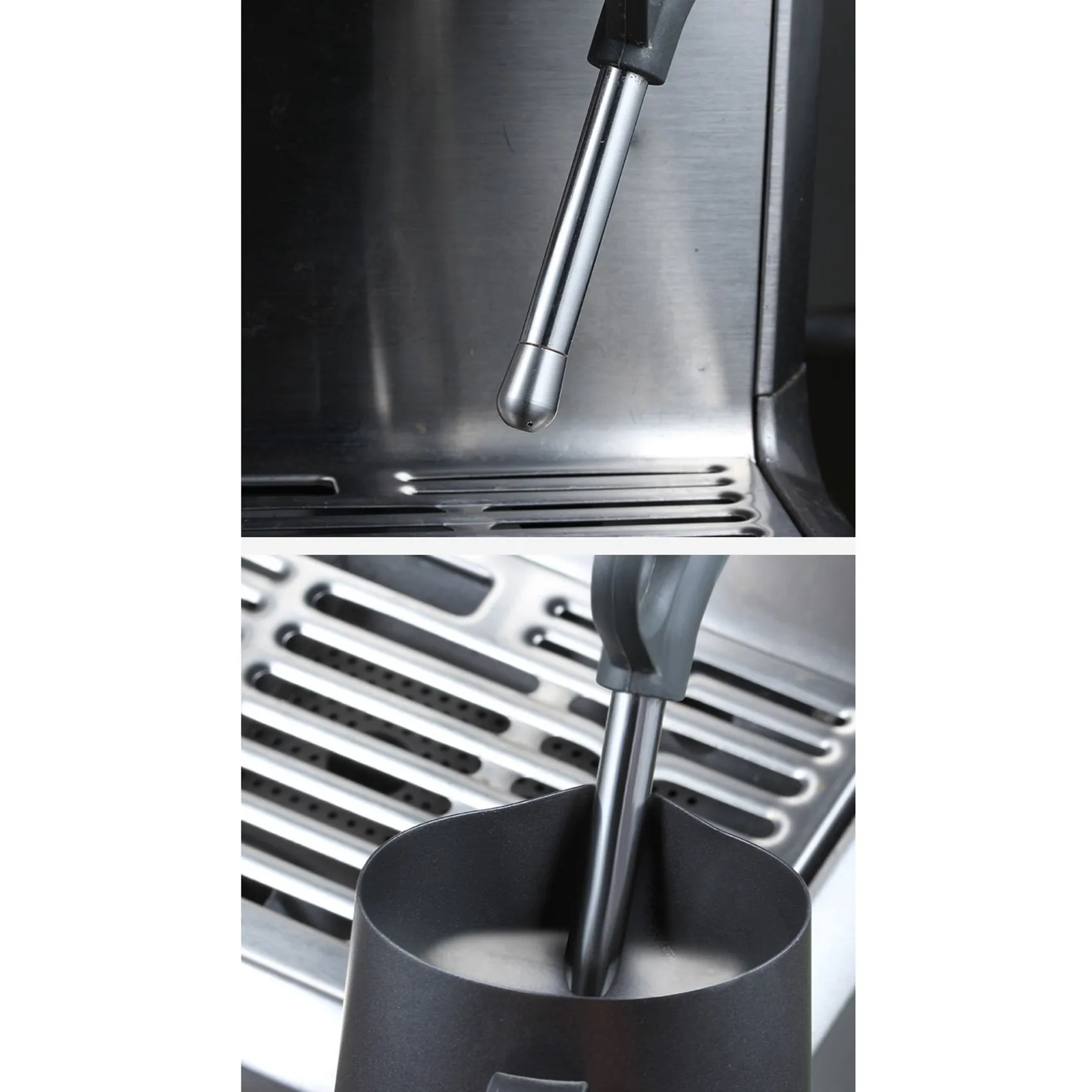 AT17 4 Holes Coffee Machine Steam Nozzle Accessories for Breville 870/878/880 Perfect Milk Foam for Barista