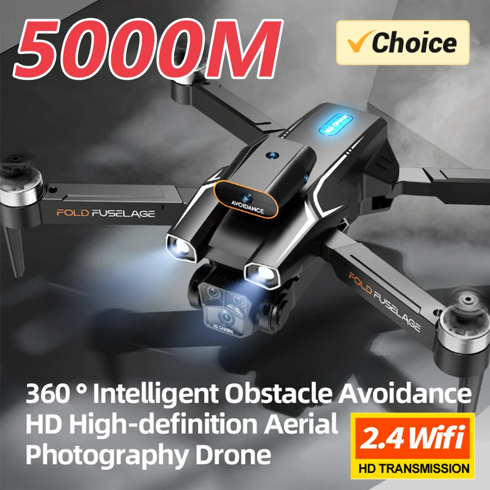 

New M8 Intelligent 8K Drone Obstacle Avoidance HD Dual Camera Aerial Photography 720 Four Axis Folding Children's Toy Dron 500M