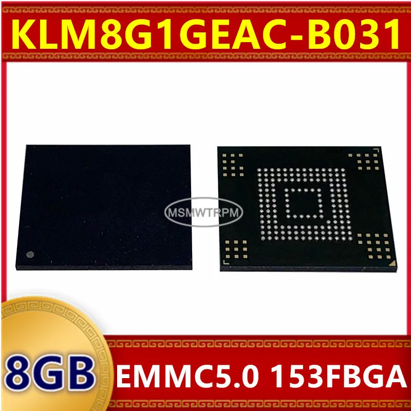 Chip de memoria IC KLM8G1GEME-B031 KLM8G1GEAC-B031 H26M41103HPR 8GB EMMC5.0 153FBGA circuitos integrados nuevo Original en Stock