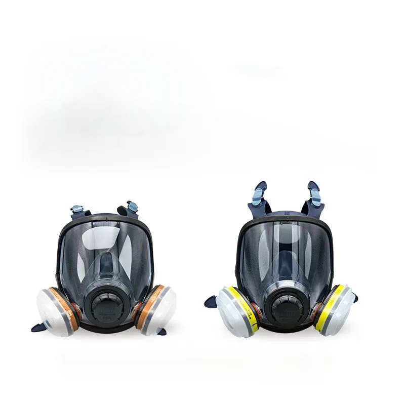 7 pieces Full Face Respirator Gas Mask Dust Filter Industrial Chemical Respirator Gas Mask