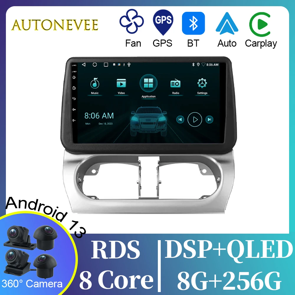 Android Auto For Opel Combo Corsa Tigra 2001-2011 GPS Navigation Car Carplay Multimedia Video Player 5G WIFI Stereo No 2Din DVD