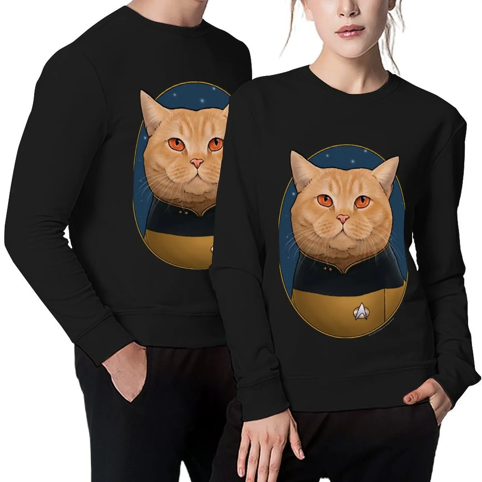 

Star Trek Obrien Cat Formation Pullover mens designer clothes anime clothes autumn jacket men new hoodies and sweatshirts