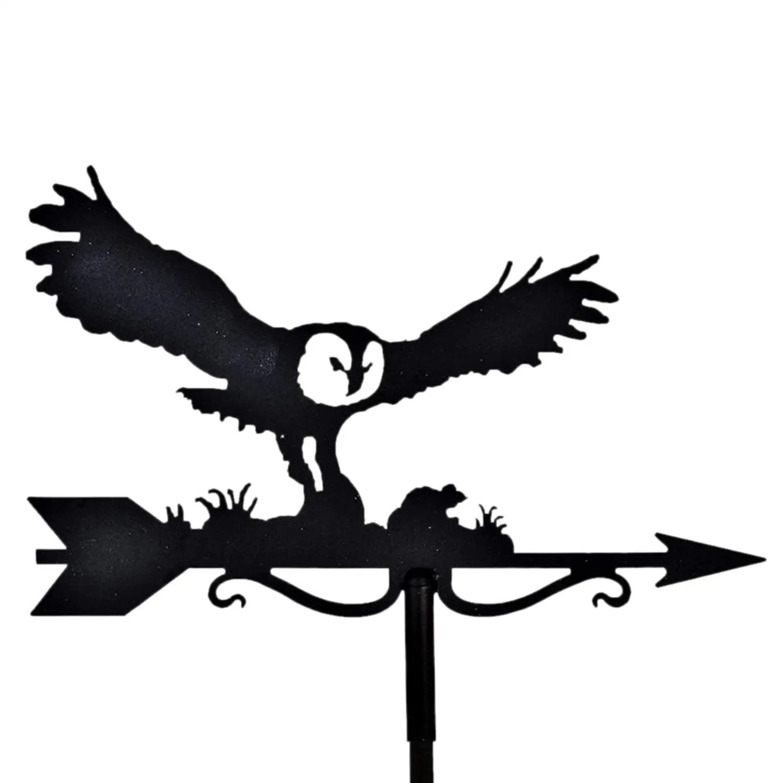 Retro Metal Weathervane Weather Vane Wind Direction Indicator