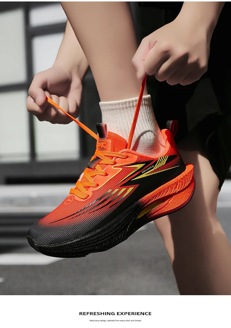 Laufschuhe für Herren, Carbon-Board, Marathon, Sport, Luftpolster, atmungsaktiv, leicht, bequem, für Damen, sportliche Turnschuhe, lässig – Detail 16