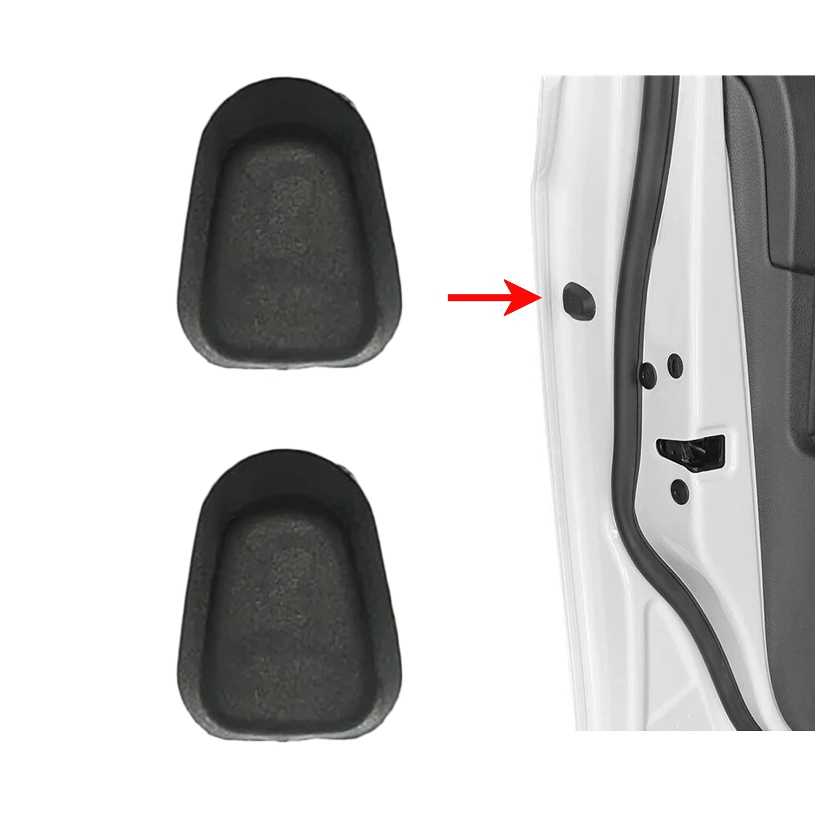 

Car Door Handle Cover 5N0837111 Dust Cover Car Repair Vehicle Maintenance High Universality Fitment Made Of Rubber